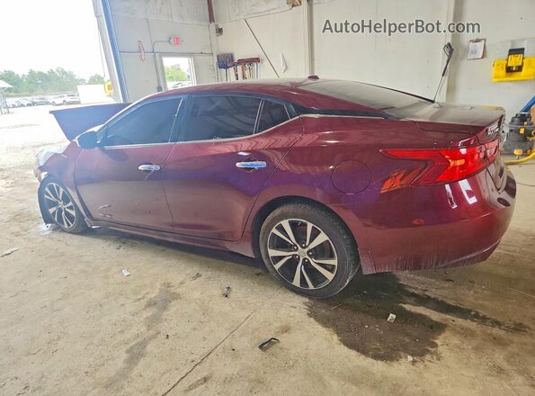 1N4AA6AP7JC372960 2018 NISSAN MAXIMA Burgundy Tył lewy