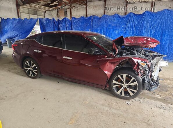 1N4AA6AP7JC372960 2018 NISSAN MAXIMA Burgundy Przód prawy