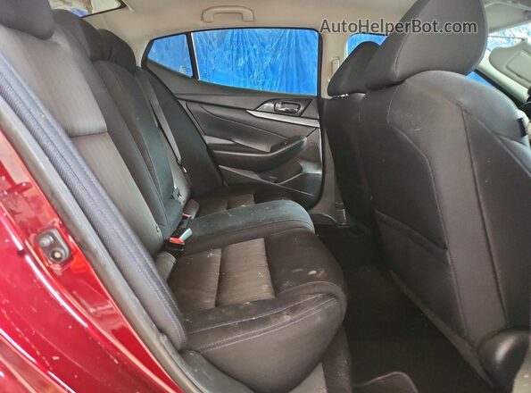 1N4AA6AP7JC372960 2018 NISSAN MAXIMA Burgundy Widok tylnych siedzeń