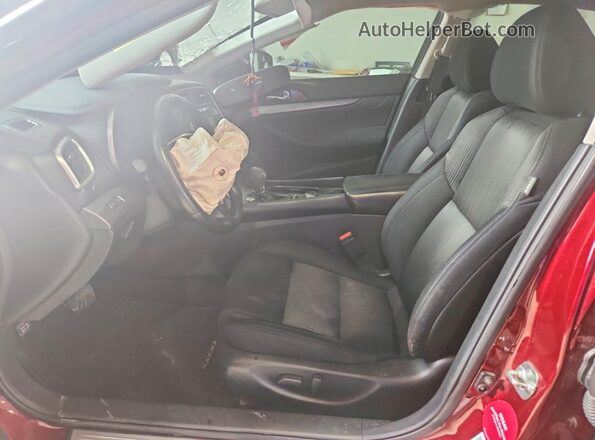 1N4AA6AP7JC372960 2018 NISSAN MAXIMA Burgundy Widok wnętrza z przodu