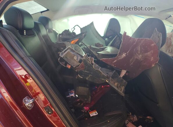 1N4AA6AP7JC374546 2018 NISSAN MAXIMA Maroon Вид задніх сидінь