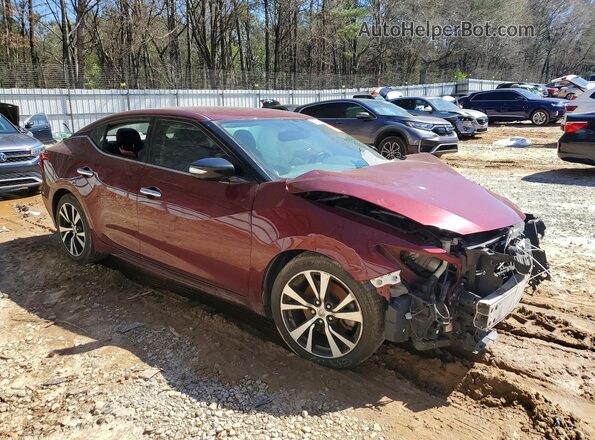 1N4AA6AP7JC374546 2018 NISSAN MAXIMA Maroon Передня права чверть