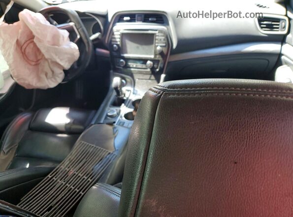 1N4AA6AP7JC374546 2018 NISSAN MAXIMA Maroon Вид панелі приладів