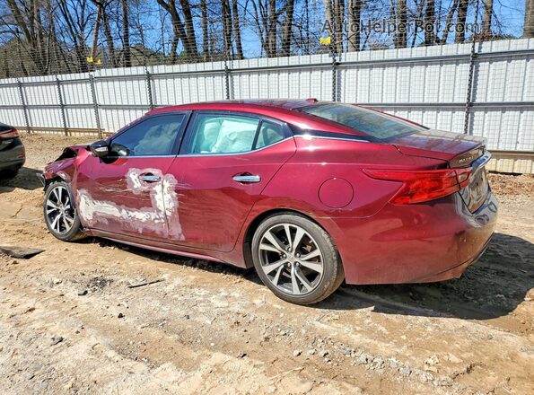 1N4AA6AP7JC374546 2018 NISSAN MAXIMA Maroon Задня ліва чверть