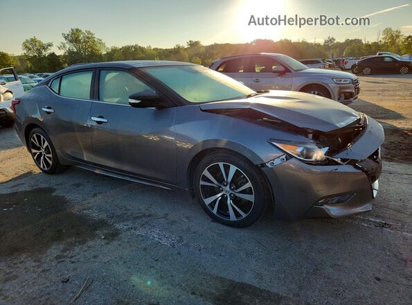 1N4AA6AP7JC406542 2018 NISSAN MAXIMA Gray Delantero derecho