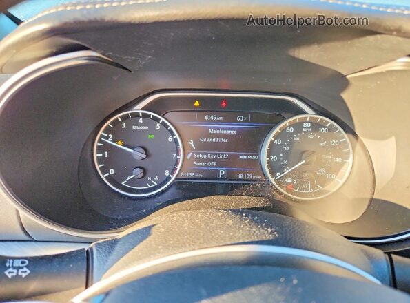 1N4AA6AP7JC406542 2018 NISSAN MAXIMA Gray Vista del cuadro de instrumentos