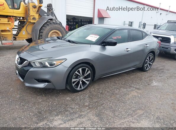 1N4AA6AP8GC409409 2016 NISSAN MAXIMA Gray Vista tres cuartos delantera izquierda