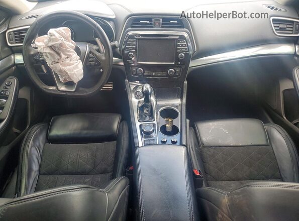 1N4AA6AP8GC409877 2016 NISSAN MAXIMA Серебряный Вид панели приборов