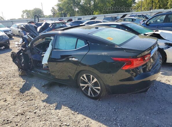 1N4AA6AP8GC443169 2016 NISSAN MAXIMA Black უკანა მარცხენა