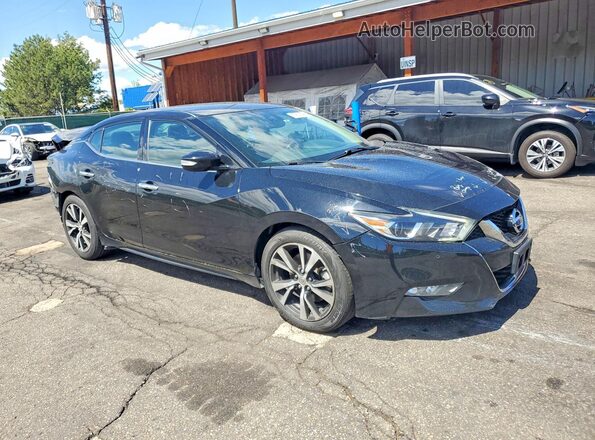 1N4AA6AP8JC373776 2018 NISSAN MAXIMA Black Delantero derecho