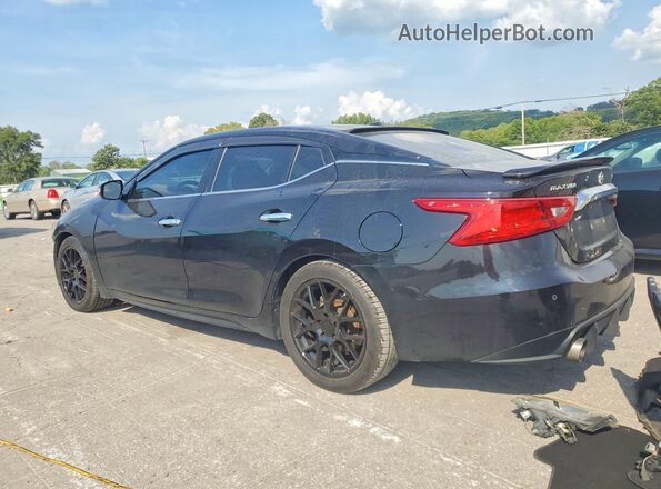 1N4AA6AP8JC374488 2018 NISSAN MAXIMA Черный Задняя левая четверть