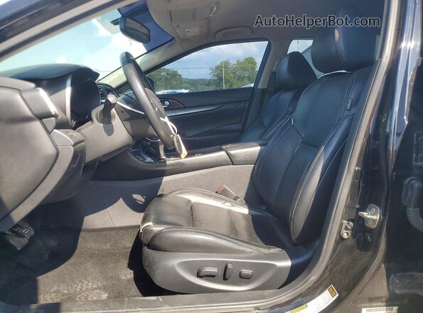 1N4AA6AP8JC374488 2018 NISSAN MAXIMA Черный Вид салона спереди