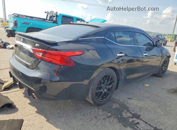 1N4AA6AP8JC374488 2018 NISSAN MAXIMA Черный Задняя правая четверть