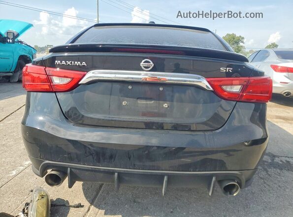 1N4AA6AP8JC374488 2018 NISSAN MAXIMA Черный Вид сзади