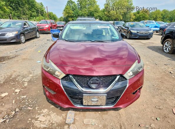 1N4AA6AP8JC396958 2018 NISSAN MAXIMA Red Вид спереду