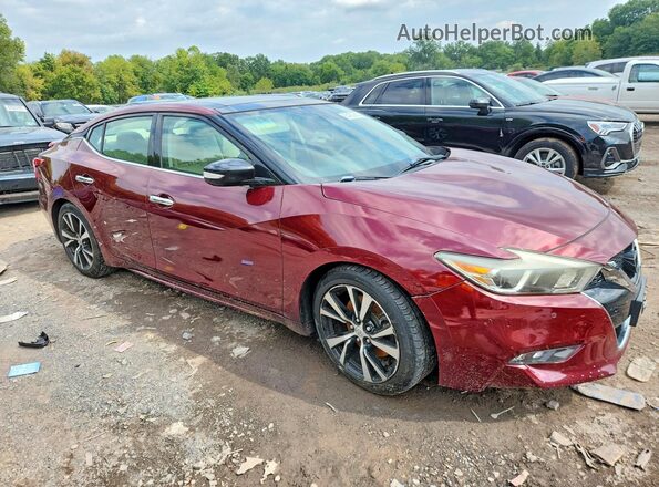 1N4AA6AP8JC396958 2018 NISSAN MAXIMA Red Передня права чверть