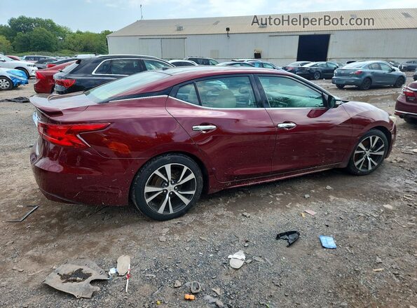 1N4AA6AP8JC396958 2018 NISSAN MAXIMA Red Задня права чверть