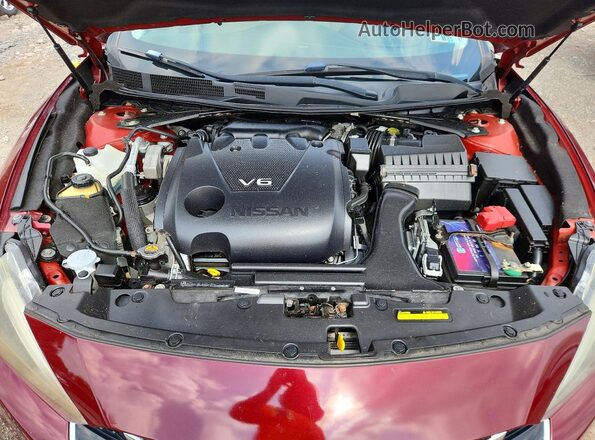 1N4AA6AP8JC396958 2018 NISSAN MAXIMA Red Вид задньої частини салону