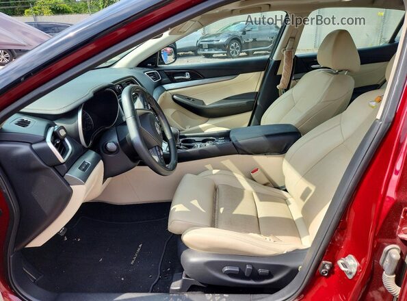 1N4AA6AP8JC396958 2018 NISSAN MAXIMA Red Вид салону спереду
