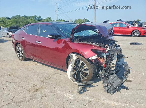 1N4AA6AP8JC406534 2018 NISSAN MAXIMA Red Przód prawy