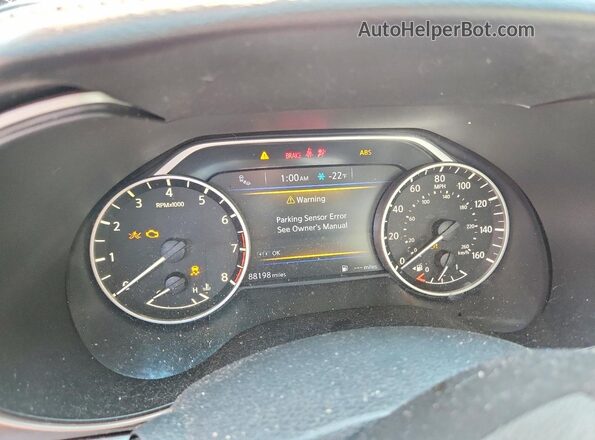 1N4AA6AP8JC406534 2018 NISSAN MAXIMA Red Widok zestawu wskaźników