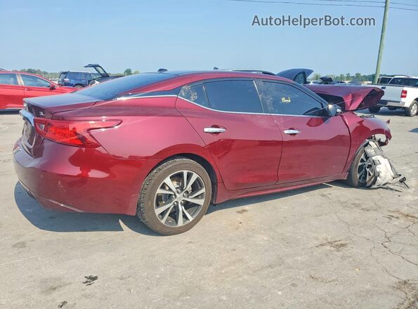 1N4AA6AP8JC406534 2018 NISSAN MAXIMA Red Tył prawy