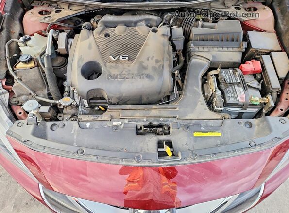 1N4AA6APXGC449216 2016 NISSAN MAXIMA Burgundy Vista interior trasera