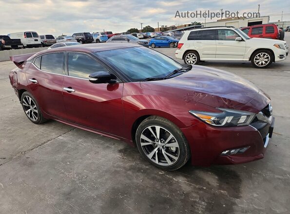 1N4AA6APXGC449216 2016 NISSAN MAXIMA Burgundy Delantero derecho