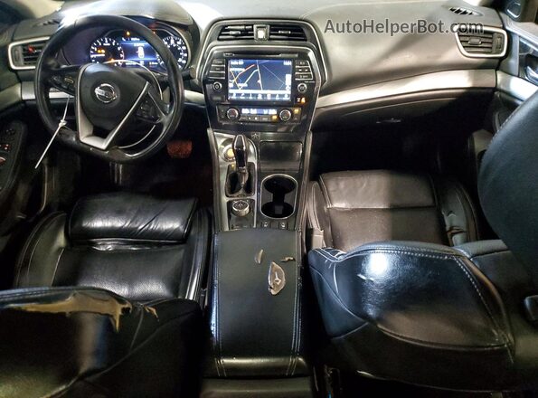 1N4AA6APXGC905764 2016 NISSAN MAXIMA Blue Widok deski rozdzielczej