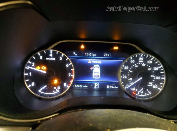 1N4AA6APXGC905764 2016 NISSAN MAXIMA Blue Widok zestawu wskaźników