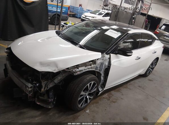 1N4AA6APXGC906574 2016 NISSAN MAXIMA White Առջևի ձախ երեք քառորդ տեսարան