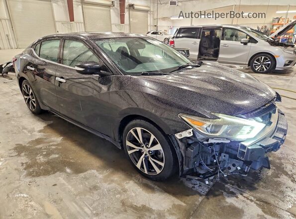 1N4AA6APXHC391304 2017 NISSAN MAXIMA Черный Передняя правая четверть