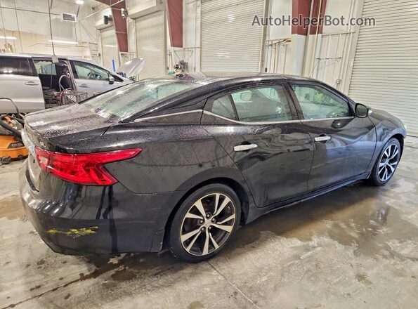 1N4AA6APXHC391304 2017 NISSAN MAXIMA Черный Задняя правая четверть