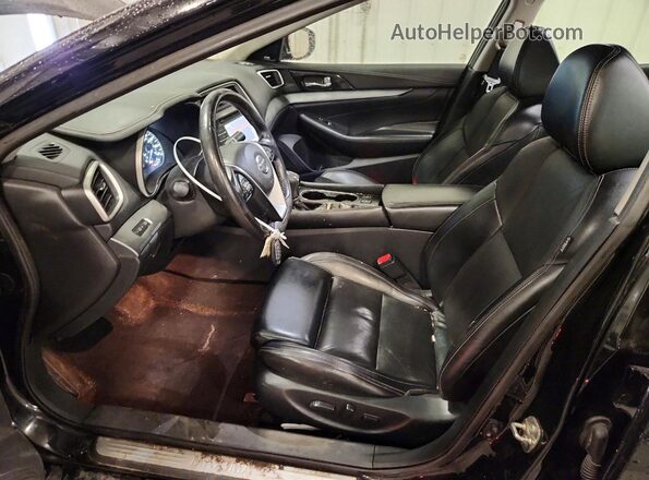 1N4AA6APXHC391304 2017 NISSAN MAXIMA Черный Вид салона спереди