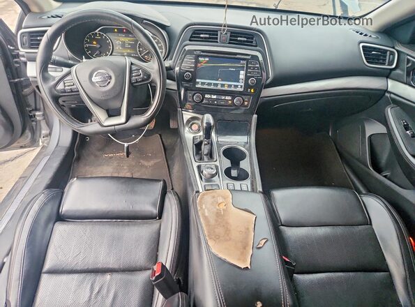 1N4AA6APXJC388960 2018 NISSAN MAXIMA Gray Առջևի վահանակի տեսք