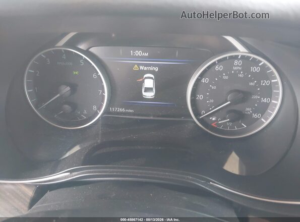 1N4AA6APXJC393205 2018 NISSAN MAXIMA Gray უკანა სავარძლების ხედი