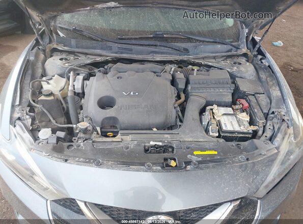 1N4AA6APXJC393205 2018 NISSAN MAXIMA Gray უკანა ხედი