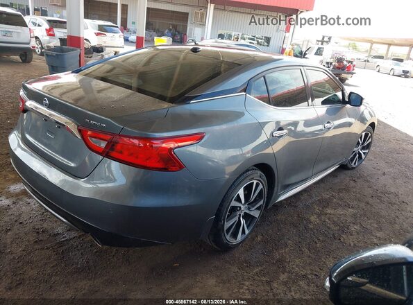 1N4AA6APXJC393205 2018 NISSAN MAXIMA Gray უკანა მარჯვენა