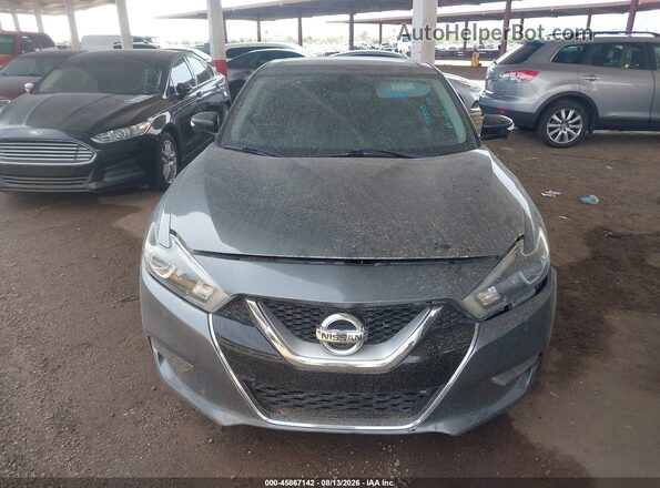 1N4AA6APXJC393205 2018 NISSAN MAXIMA Gray წინა ხედი