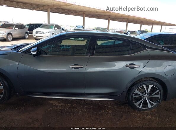 1N4AA6APXJC393205 2018 NISSAN MAXIMA Gray სალონის 360-გრადუსიანი ხედი