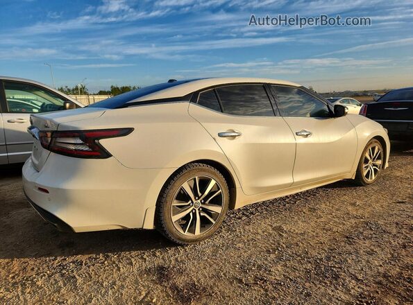 1N4AA6AV3KC368999 2019 NISSAN MAXIMA White Trasero derecho