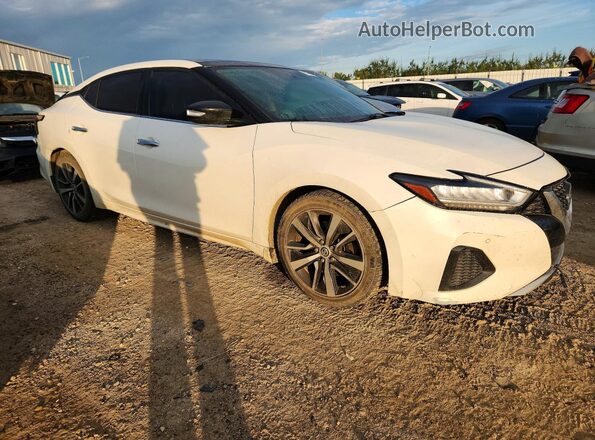 1N4AA6AV3KC368999 2019 NISSAN MAXIMA White Delantero derecho
