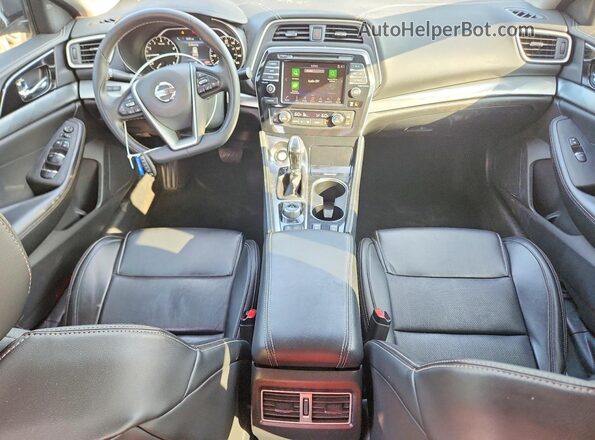 1N4AA6AV9KC366786 2019 NISSAN MAXIMA Серый Вид панели приборов