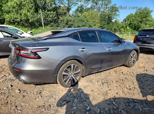 1N4AA6AV9KC366786 2019 NISSAN MAXIMA Серый Задняя правая четверть