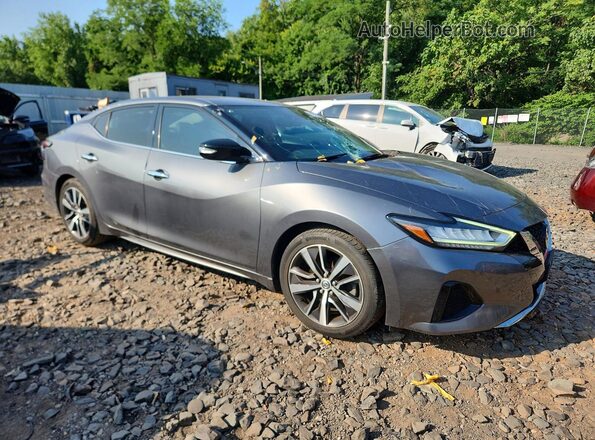 1N4AA6AV9KC366786 2019 NISSAN MAXIMA Серый Передняя правая четверть