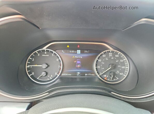 1N4AA6CV8MC514071 2021 NISSAN MAXIMA Gray Вид щитка приладів