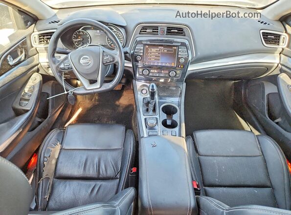 1N4AA6DV2LC379957 2020 NISSAN MAXIMA Черный Вид панели приборов