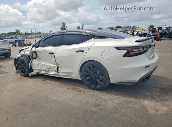 1N4AA6EV3MC510037 2021 NISSAN MAXIMA Белый Задняя левая четверть