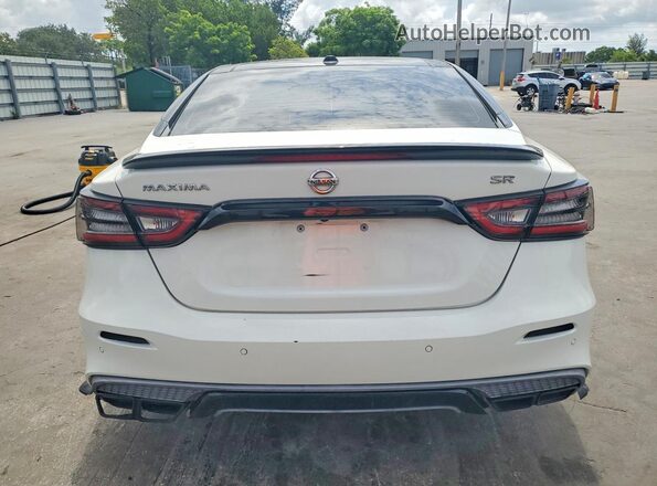 1N4AA6EV3MC510037 2021 NISSAN MAXIMA Белый Вид сзади