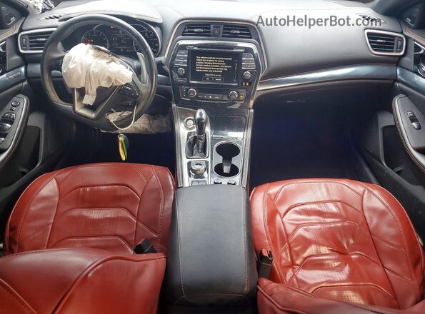 1N4AA6EV3MC510037 2021 NISSAN MAXIMA Белый Вид панели приборов